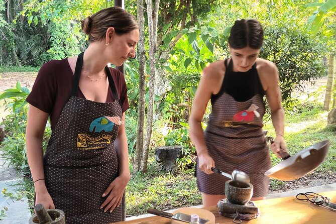 Traditional Thai Cooking Class with Smart Cook - Thai instruction from Tiwan, Poppy, New, Christina, and Aleaf