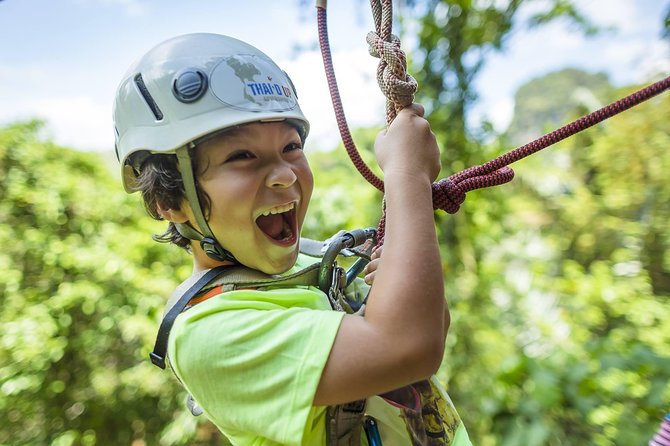 Zone A + B PACKAGE Zipline Adventure Experience - Krabi’s jungle from the first platform